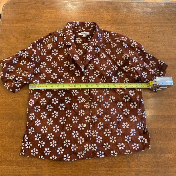 Madewell Bubble-Printed Button-Up Camp Shirt - Picture 4 of 6